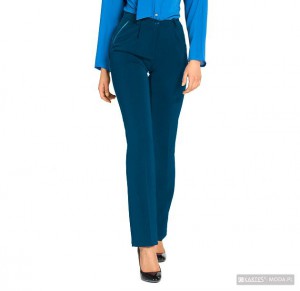 Spodnie materiałowe z baskinką